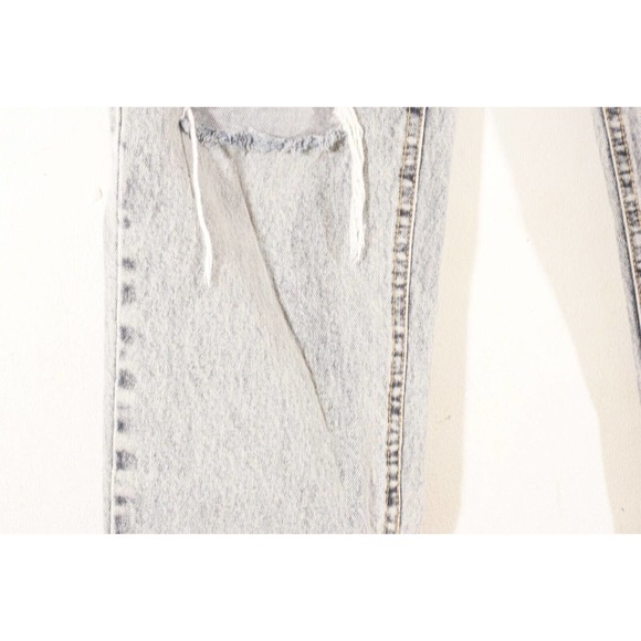 Nasty Gal Collection Acid Wash Ankle Slit Mom Style Denim Jeans US 1 - Picture 6 of 16